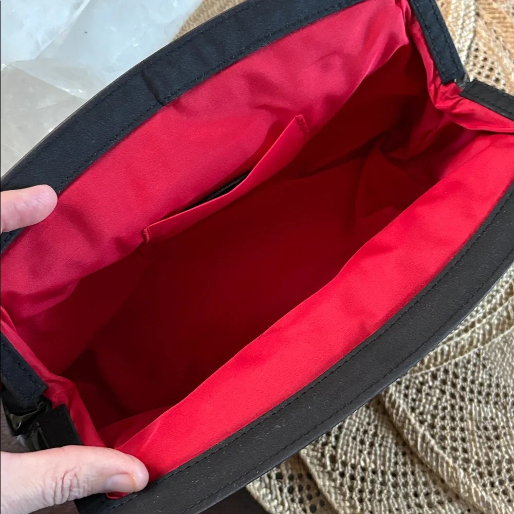 Dior Beauty Black Patent Leather Makeup Bag